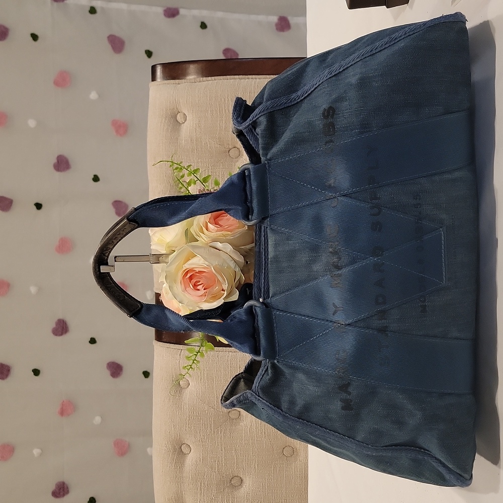 Authentic Marc Jacobs large denim bag